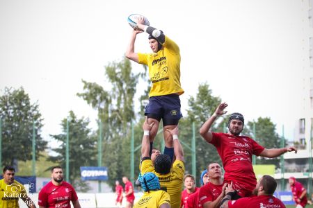 Rugbista podczas meczu