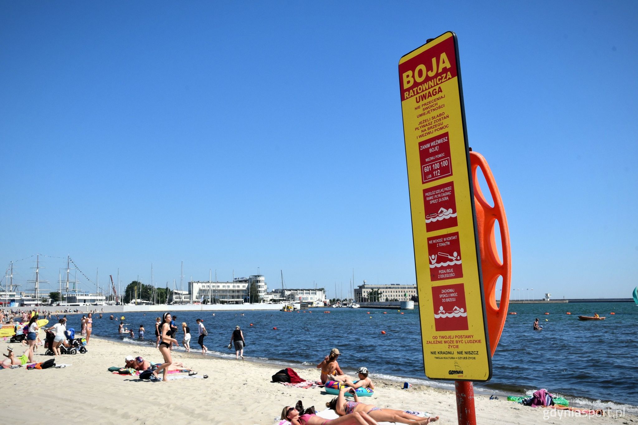 pameki na plaży