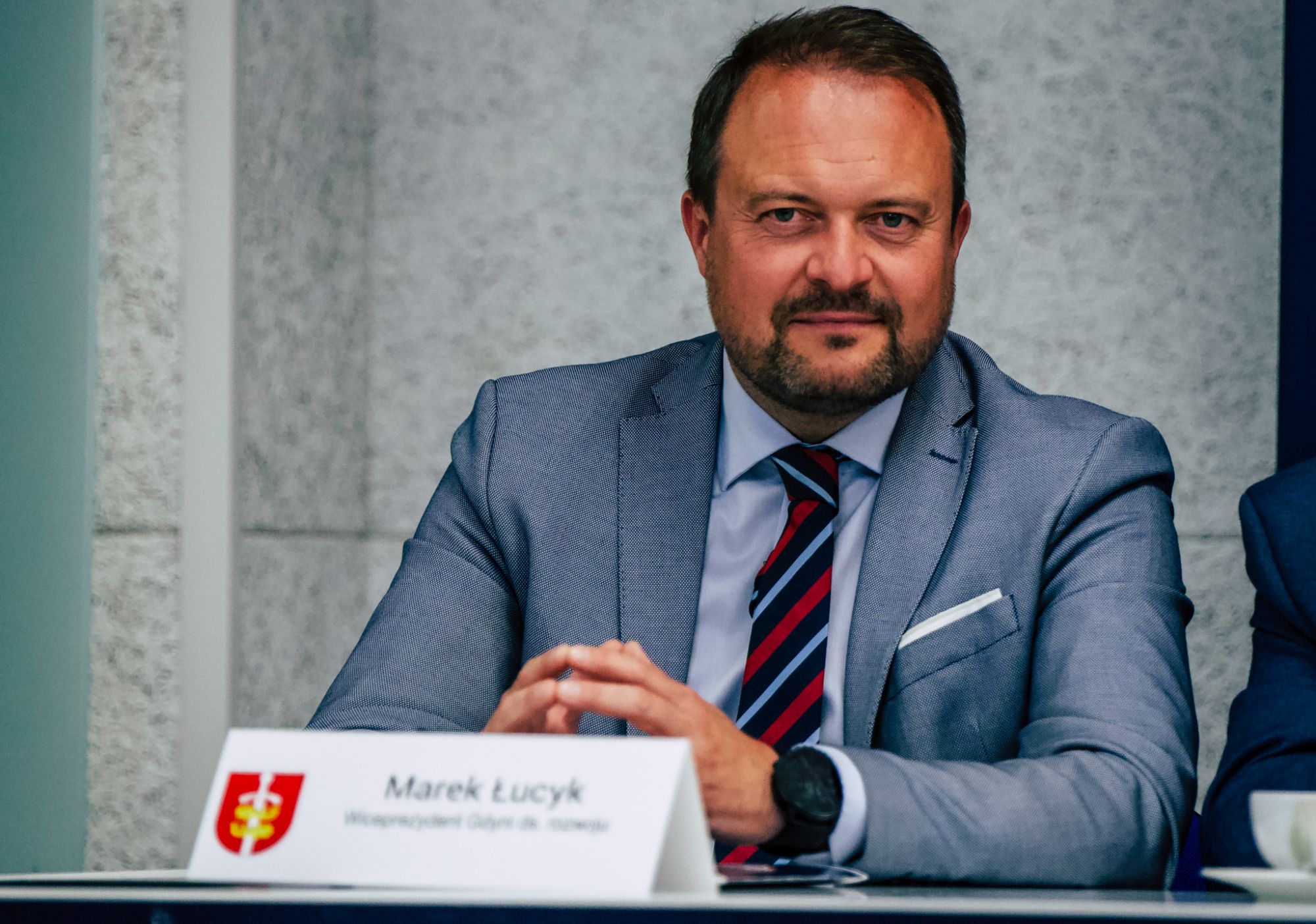 Wiceprezydent Gdyni ds. rozwoju Marek Łucyk (fot. Agnieszka Modelska/VBW Arka Gdynia)