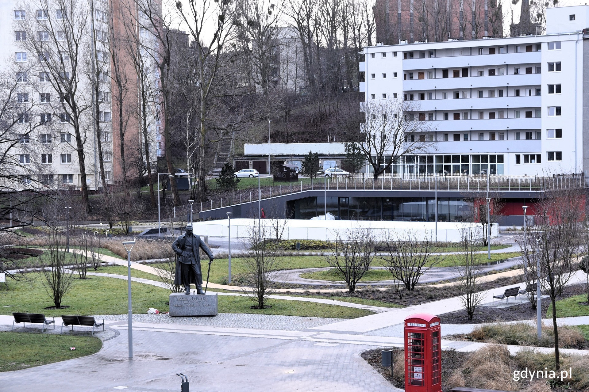 Ślizgawka w Parku Centralnym fot. Dawid Kowalski Gdynia.pl