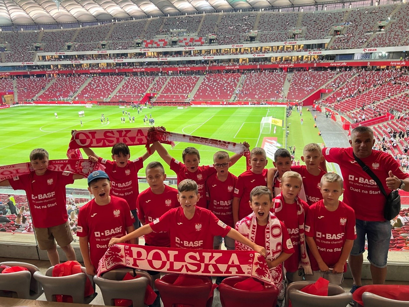 TEAM PRZECŁAW na stadionie narowoym w warszawie