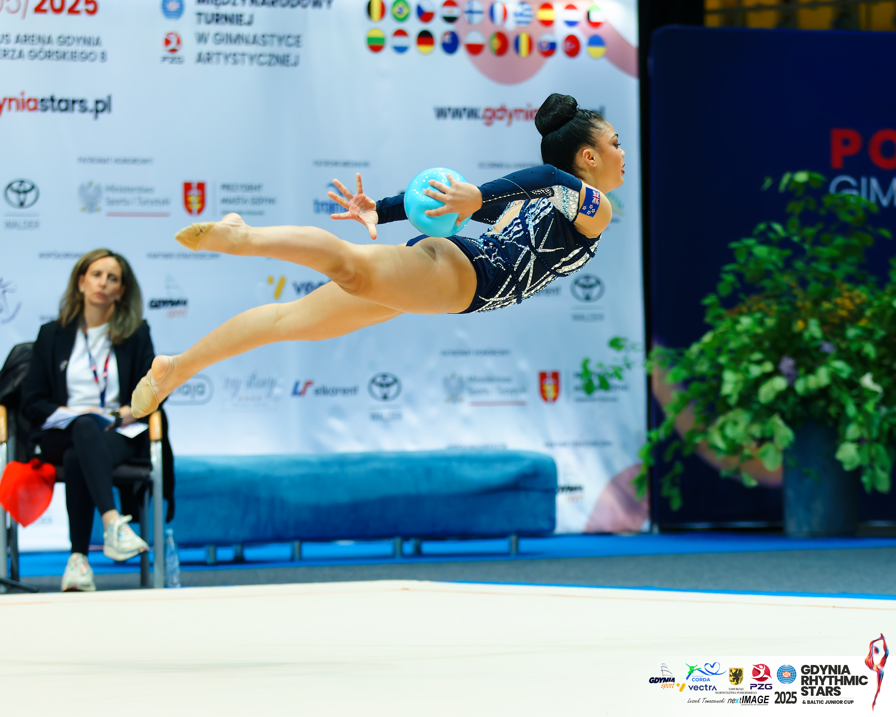 zawodniczka w trakcie pokazu