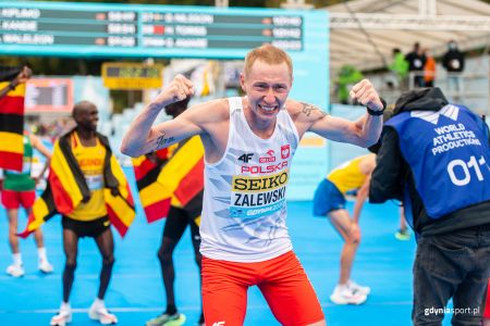 Krystian Zalewski o 3 sekundy pobił rekord Polski w półmaratonie