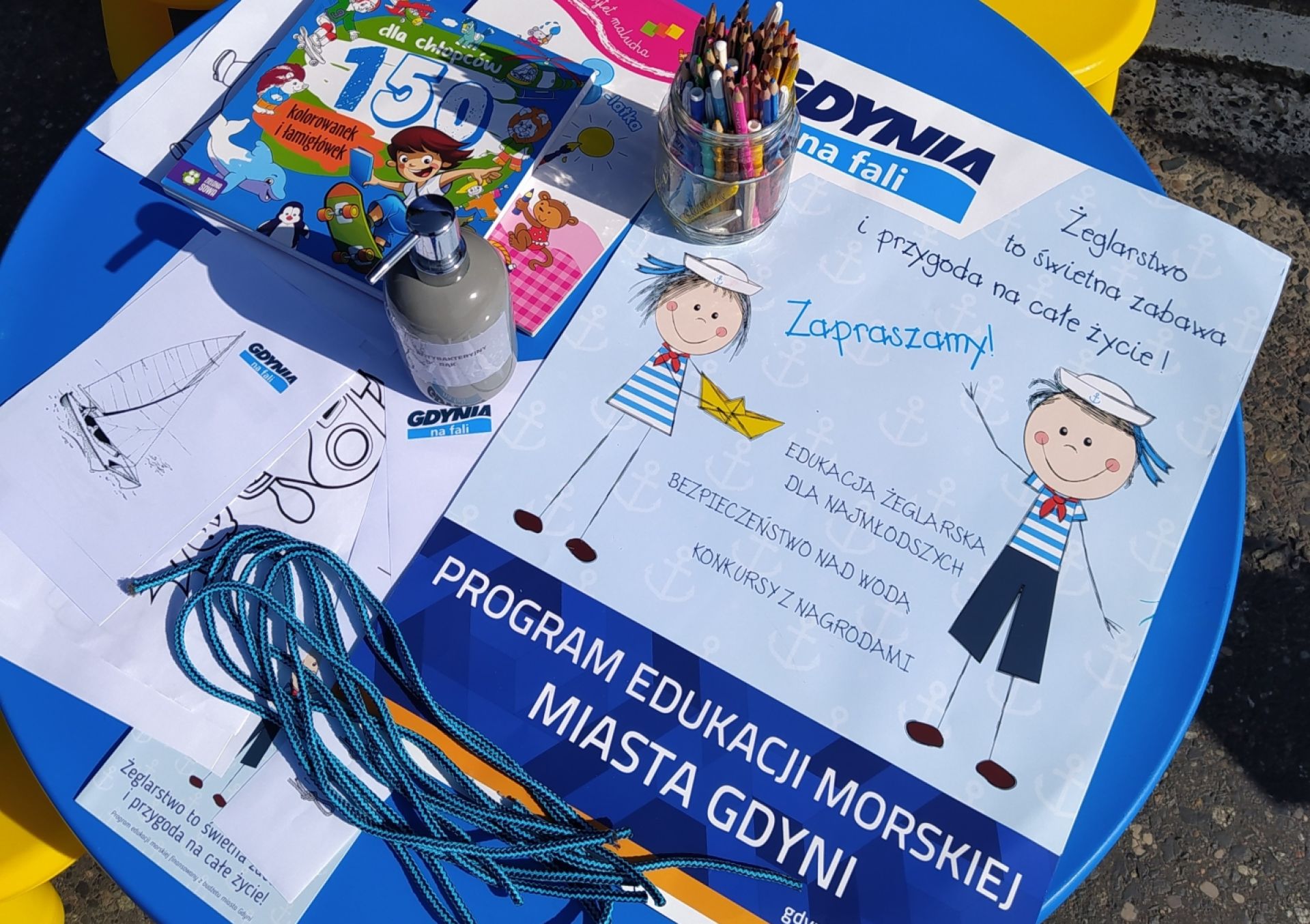 Materiały reklamowe projektu Gdynia na Fali