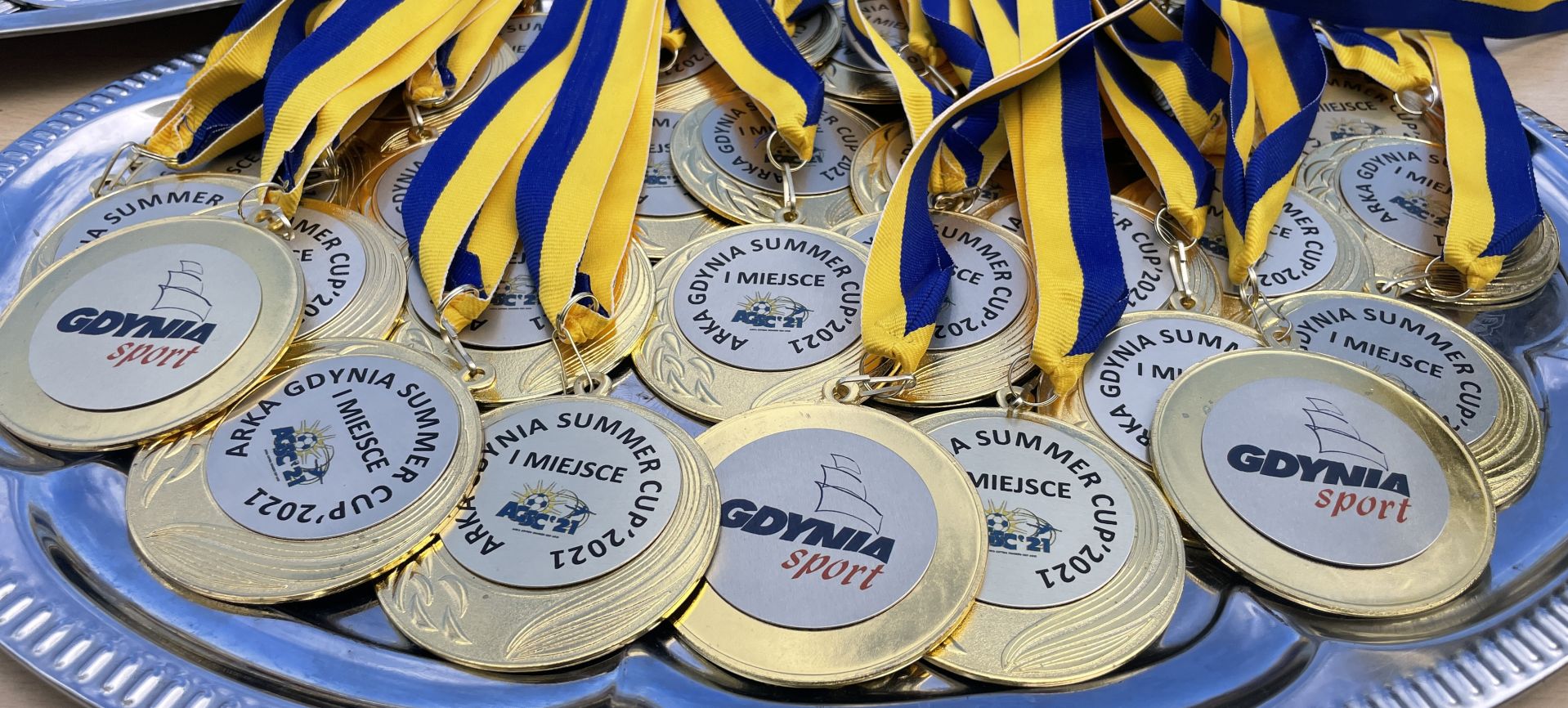 Medale z turnieju Arka Gdynia Summer Cup 2021 