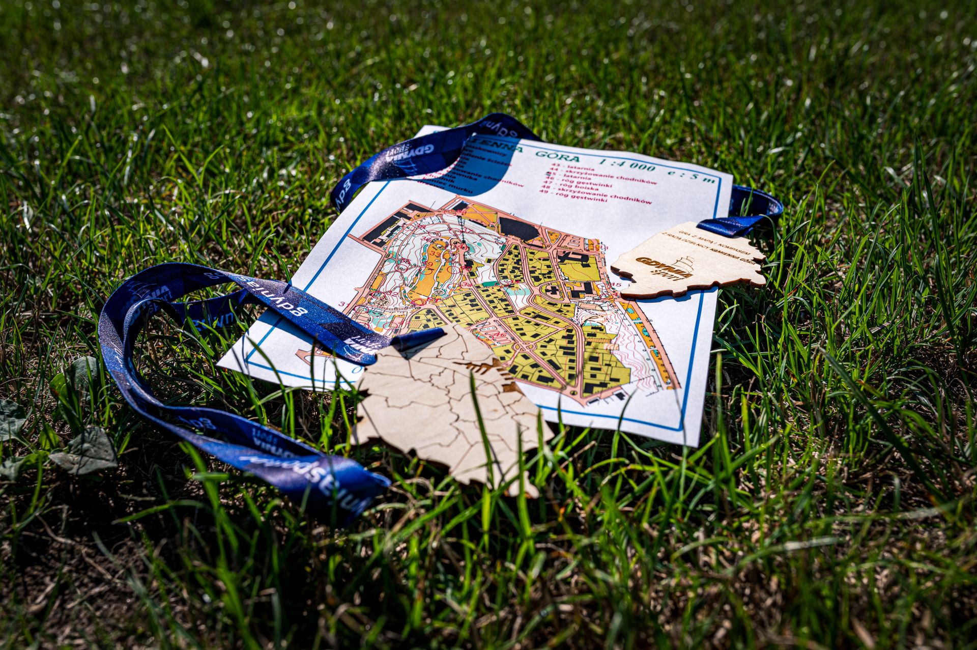 Mapa do biegu na orientacje