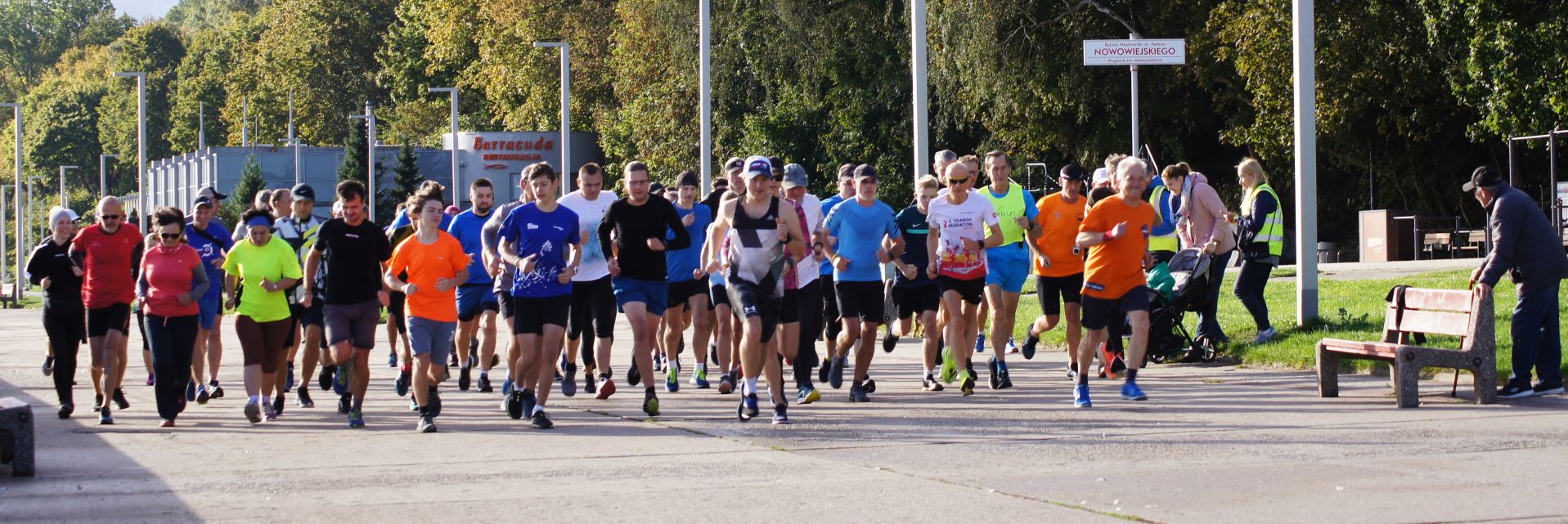 Start do parkrun Gdynia