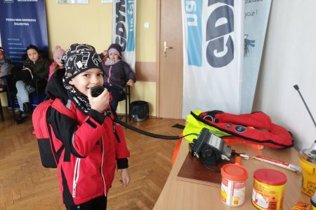 Dzieci biorące udział w projekcie Gdynia na fali