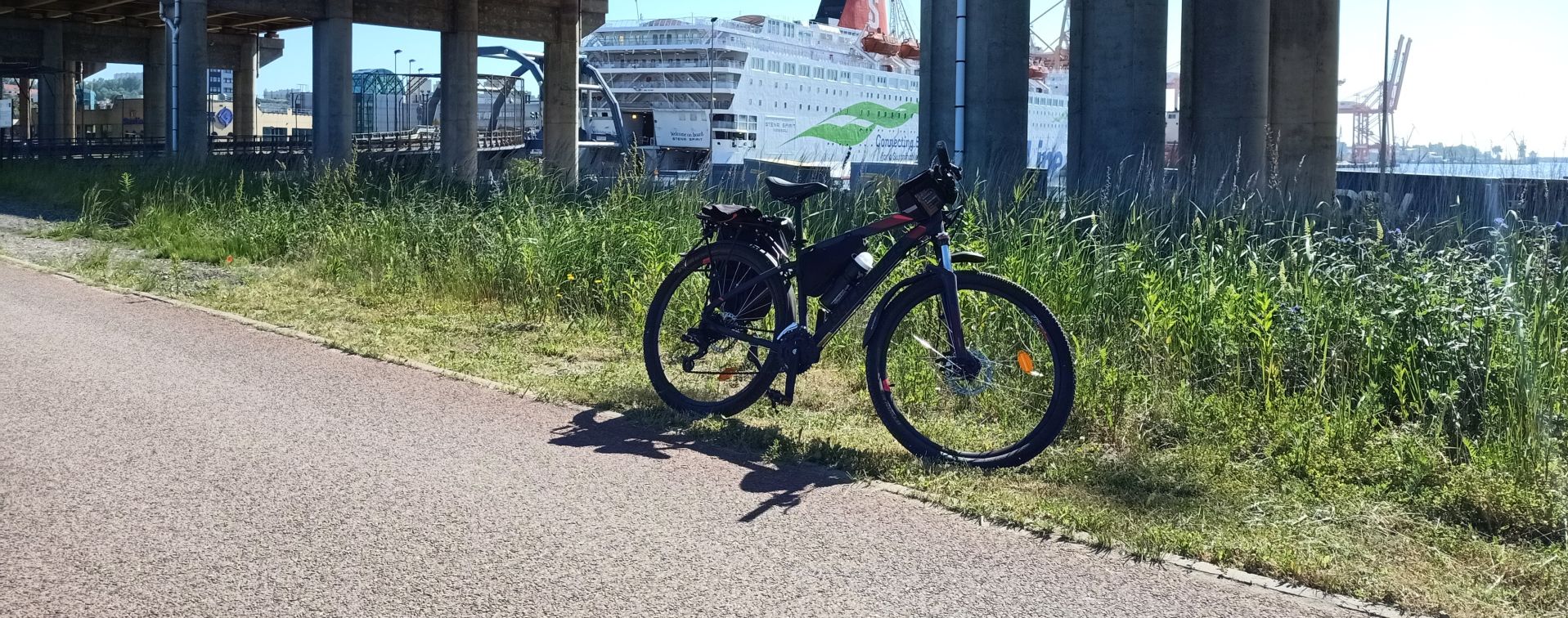 rower miejski na ulicy Gdyni