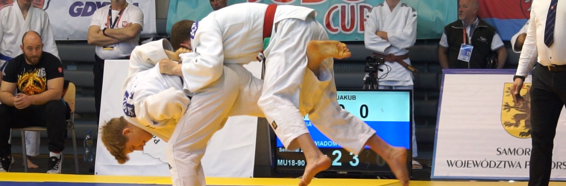 Judocy podczas zawodów 