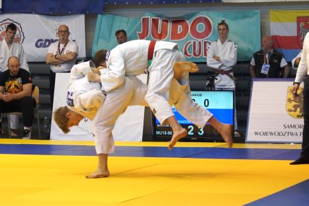 Judocy podczas zawodów
