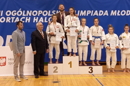 Judocy UKS Galeon Gdynia na podium