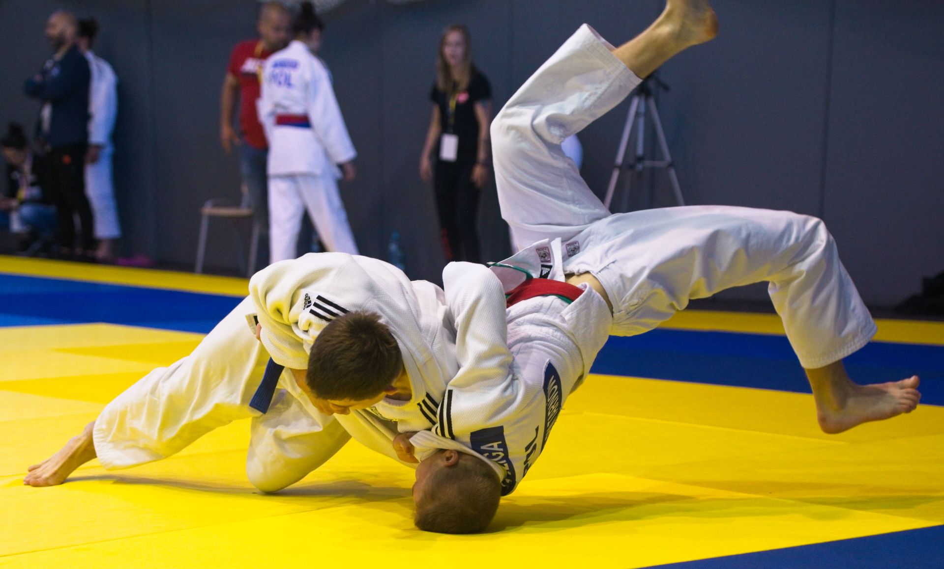 Judocy podczas walki