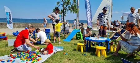 Stanowisko Gdynia na fali podczas Święta Morza