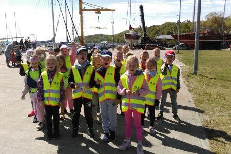 Dzieci podczas projektu Gdynia na Fali