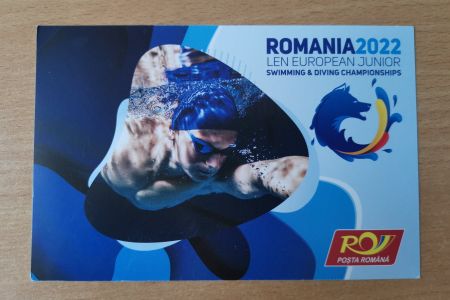 Kartka pocztowa z pozdrowieniami od pływaków Delfin Gdynia