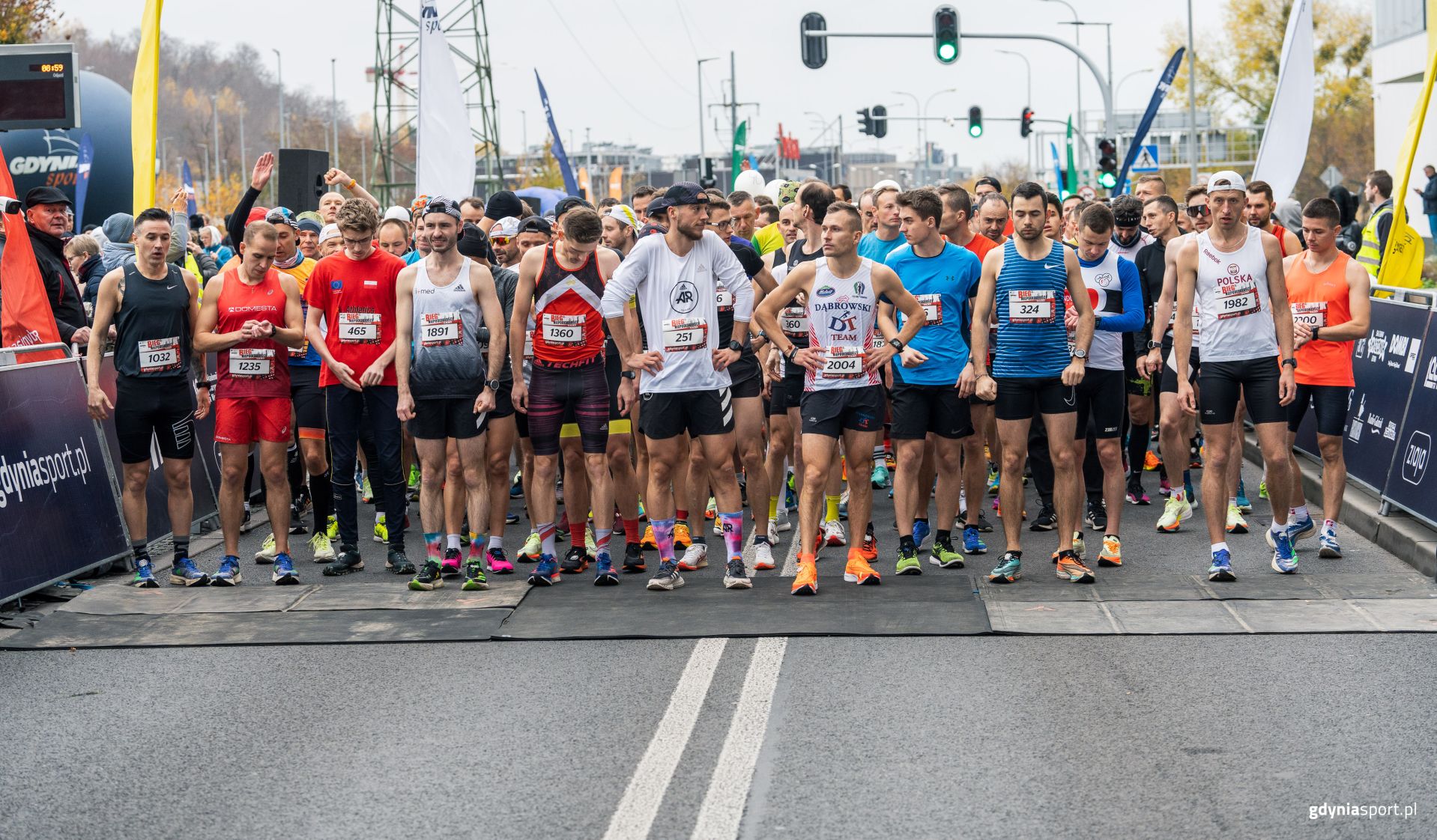 Start Biegu Niepodległości w Gdyni