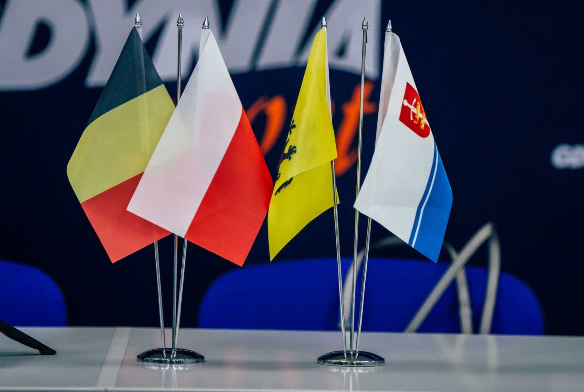 flagi Belgi, Polski Kaszub i Gdyni