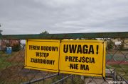 boisko w trakcie budowy