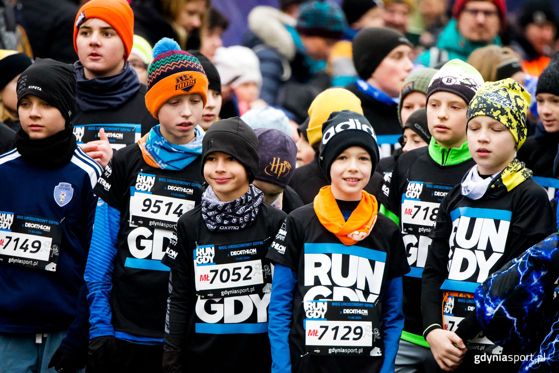Start biegów dziecięcych w Gdyni