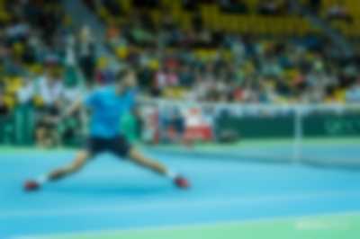 Mecz Pucharu Davisa w 2015 roku. W Gdyni reprezentanci Polski zmierzyli się ze Słowakami