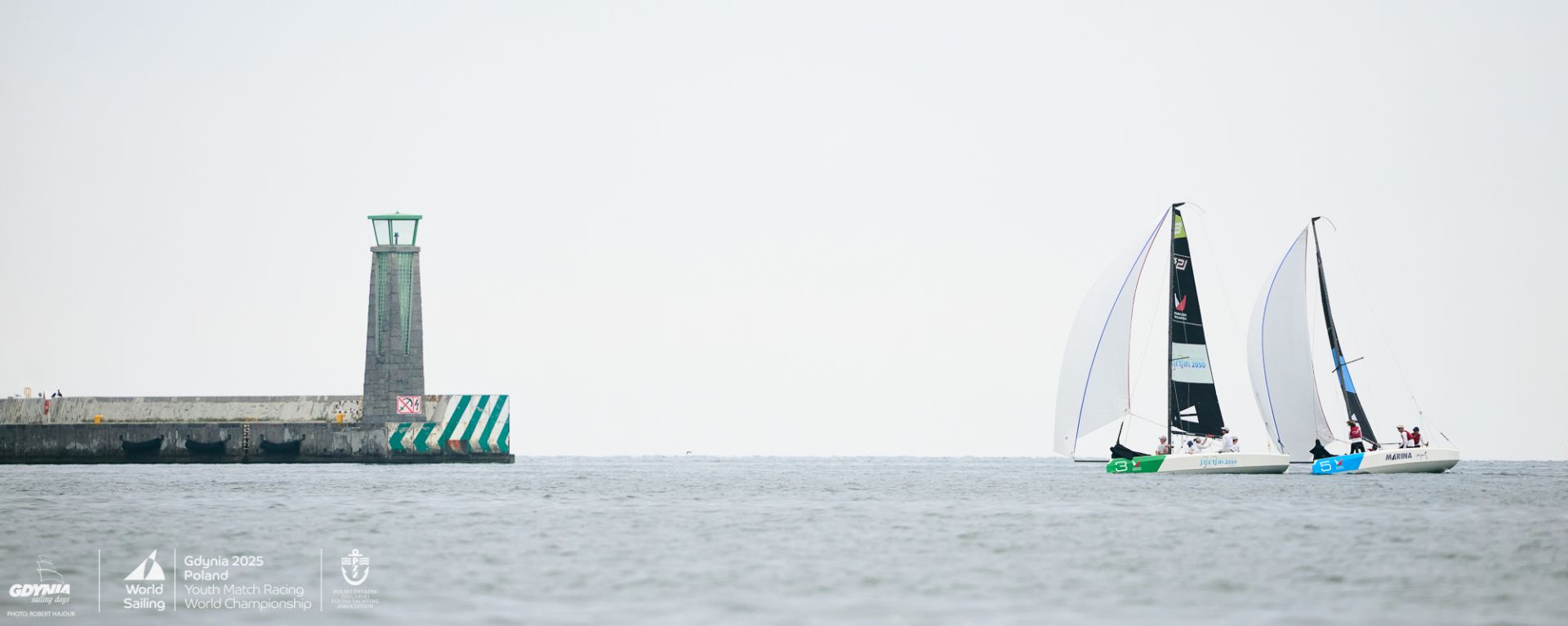 Żaglówki startujące w Młodzieżowych Mistrzostwach Świata w Match Racingu